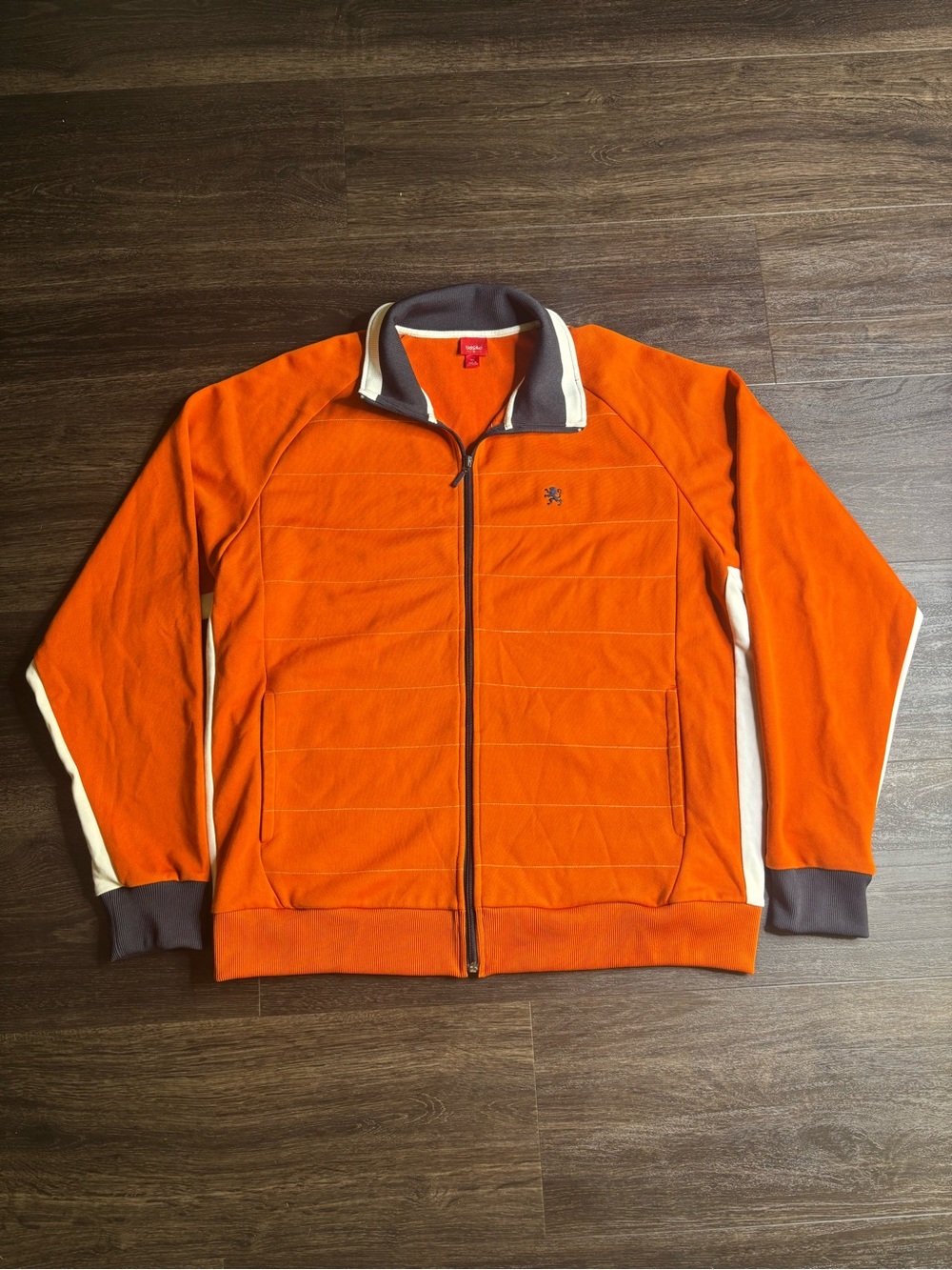 Mossimo Y2K Orange Track Jacket Size XL